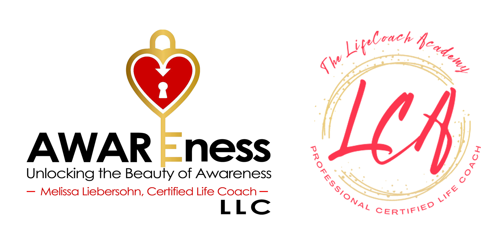 AWAREness-and-LCA-life-coaching-logos